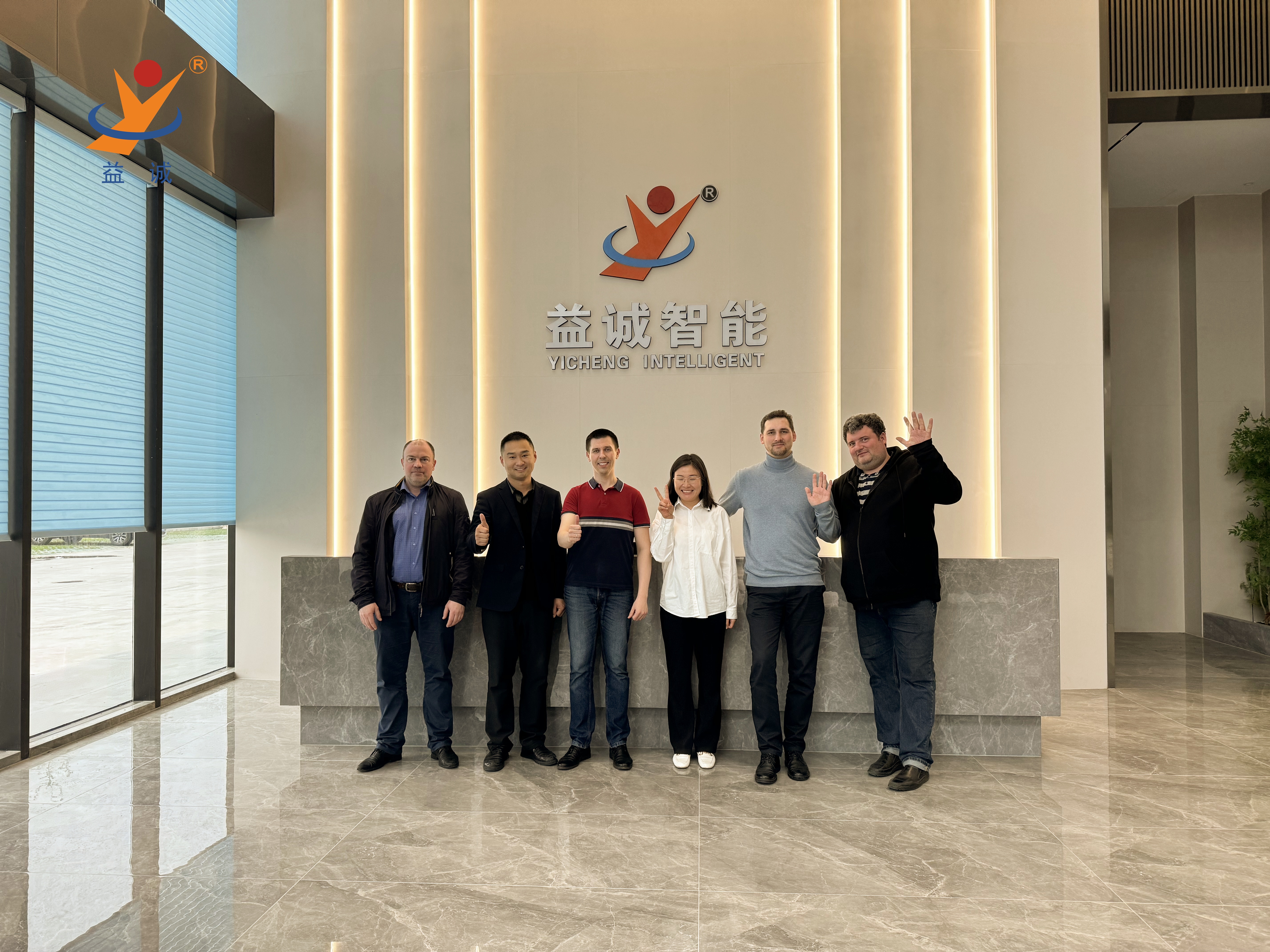 卓越品質(zhì) · 深獲認(rèn)可 | 俄羅斯客戶蒞臨浙江益誠智能科技園現(xiàn)場驗(yàn)收設(shè)備！